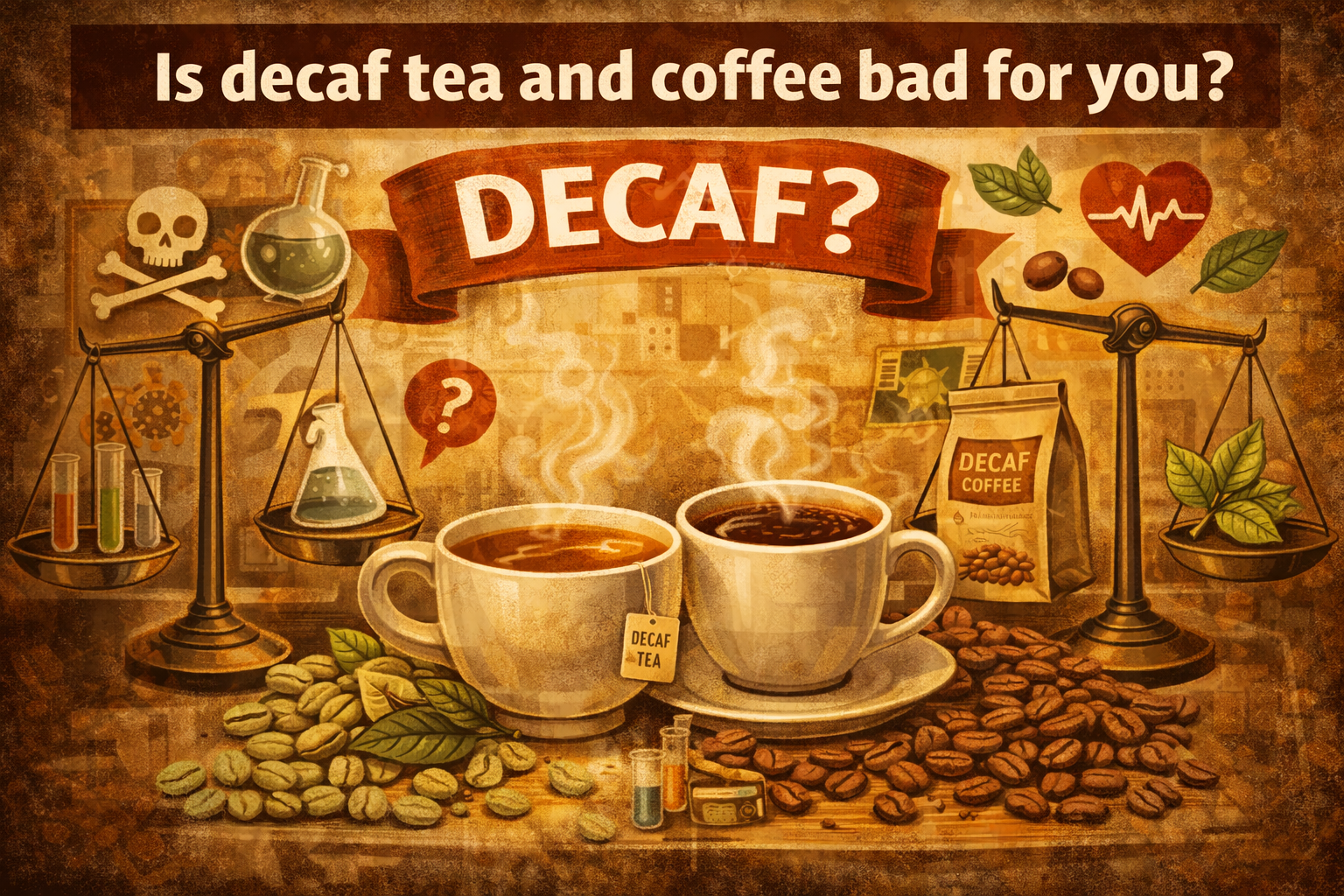 Is decaf tea and coffee bad for you?