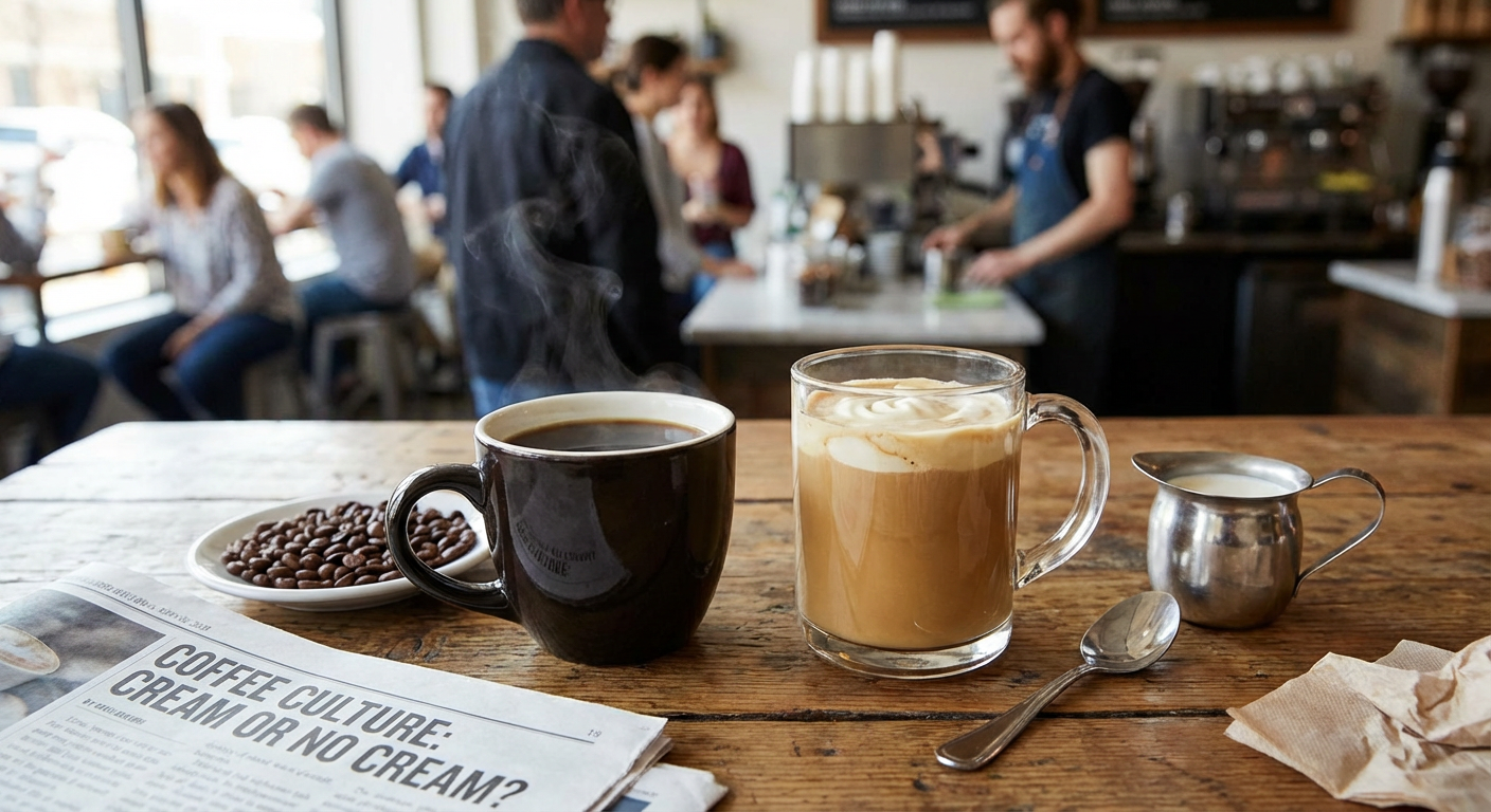 Cream or No Cream: Decoding Your Coffee Companion ☕